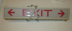 BOEING DOUBLE SIDED LIGHTED EXIT SIGN GRIMES P/N 10-1076-53B